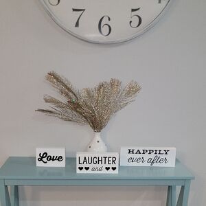Love Laughter & Happily Ever After Wall Decor